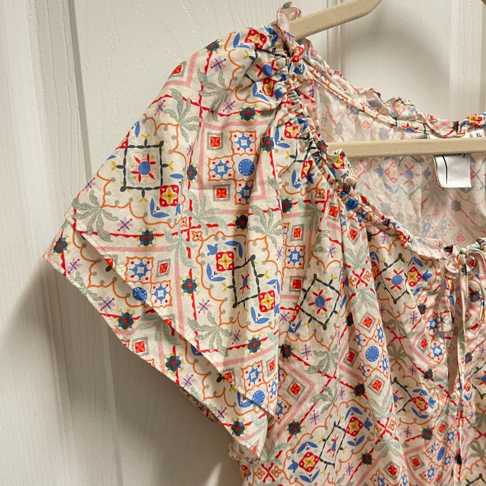 Finley Multi Pattern Blouse - image 4